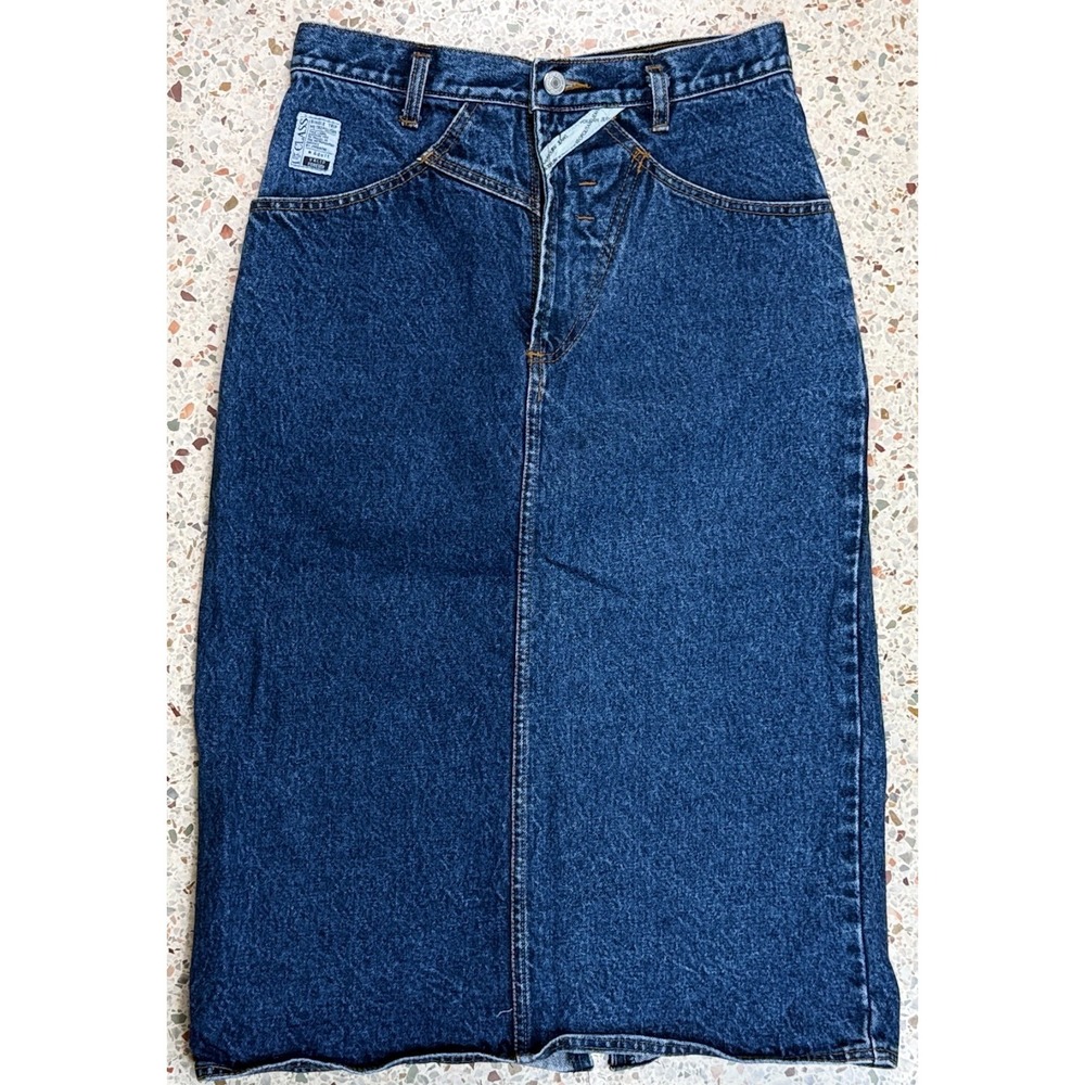 Jordache Vtg Women's 1st Class Metropolitan Jeans‎ Denim Skirt Size 11/12